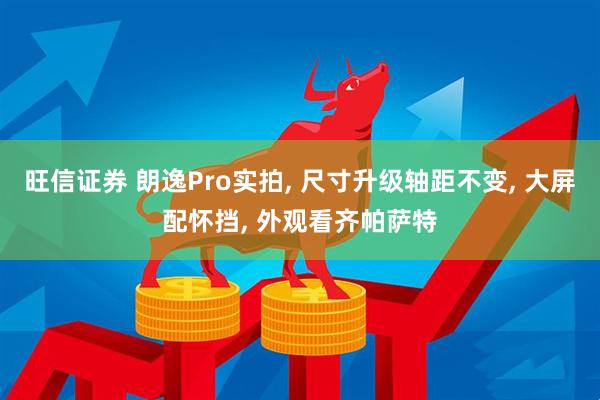 旺信证券 朗逸Pro实拍, 尺寸升级轴距不变, 大屏配怀挡, 外观看齐帕萨特