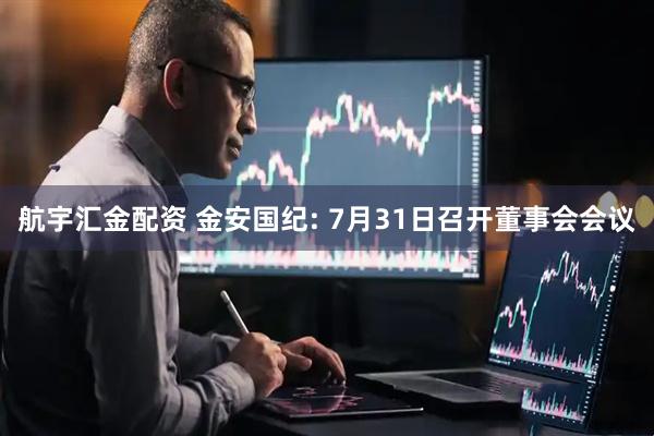航宇汇金配资 金安国纪: 7月31日召开董事会会议