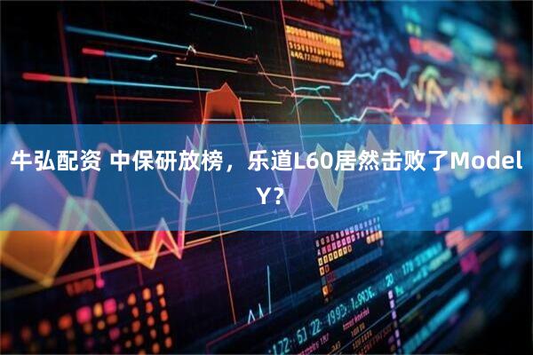 牛弘配资 中保研放榜，乐道L60居然击败了Model Y？